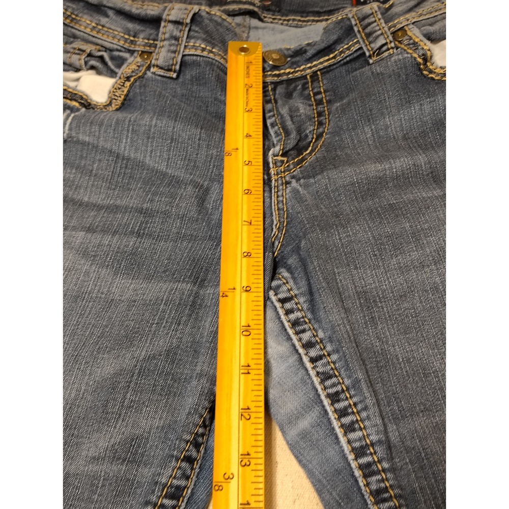 Silver Jeans Co Suki Mid Bootcut Jeans Medium Wash Fluid Denim Sz 14 L33 - Picture 3 of 10